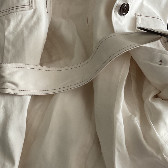 Cache White Utility Jacket with Belt, Size L - Picture 8 of 8